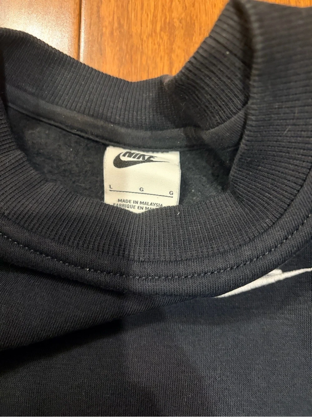 Nike black crewneck